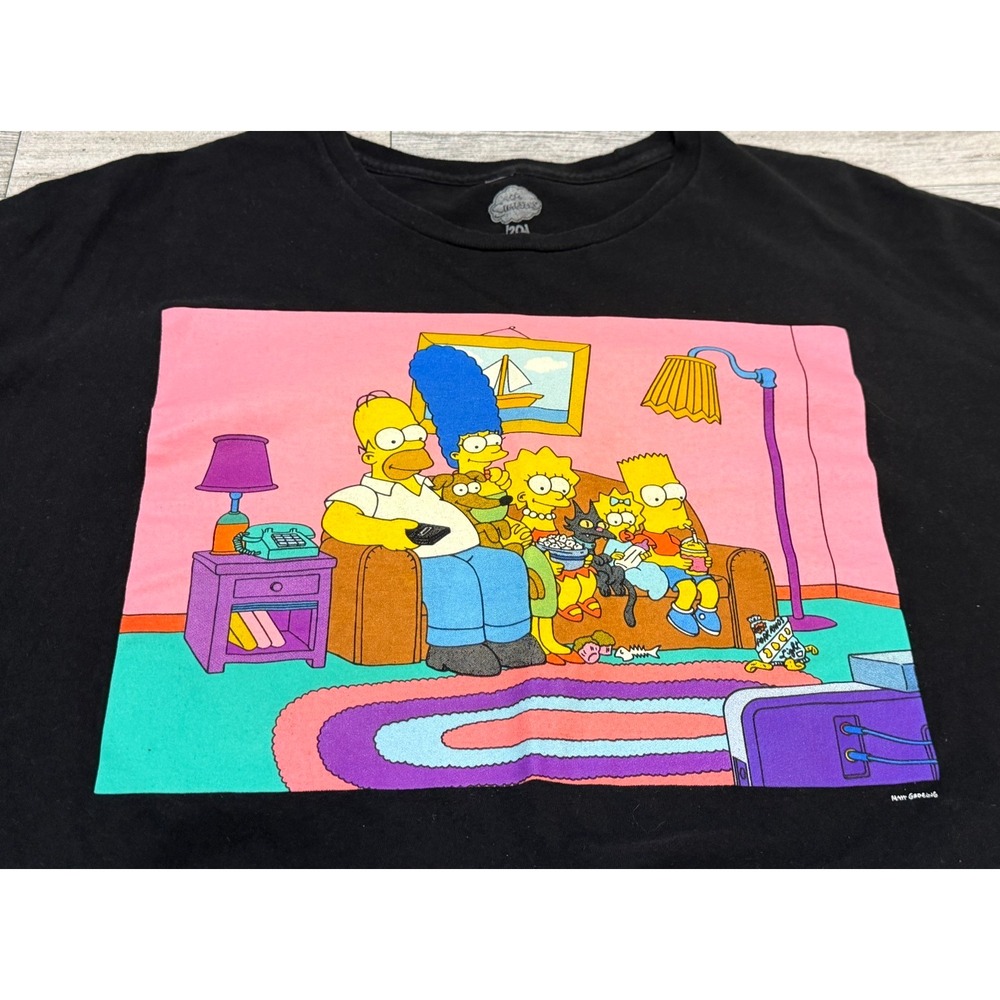 The Simpsons T-Shirt Mens 3XL Vintage Inspired Graphic 20th Century Fox Classic